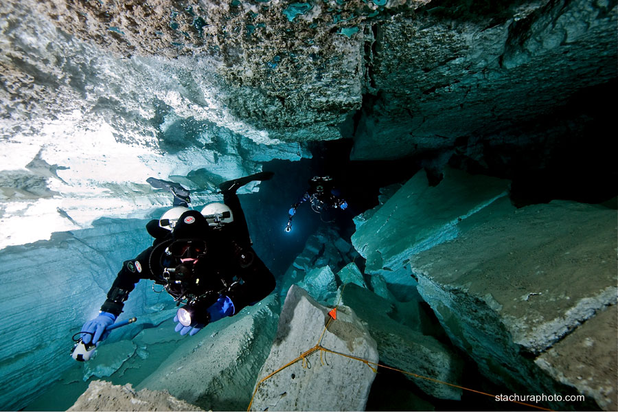 nurkowanie jaskinia Ordyńska